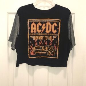 AC/DC crop top